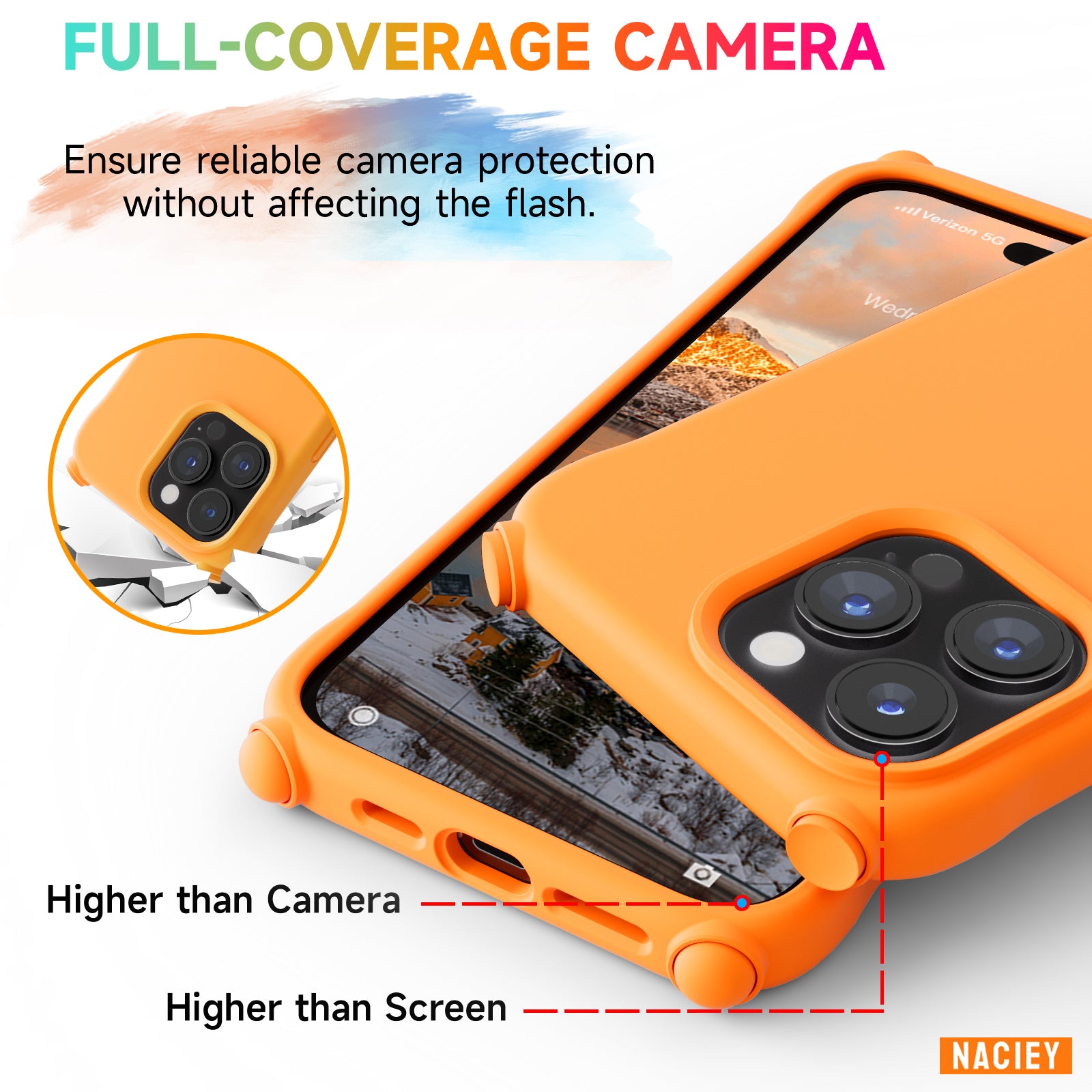 Naciey Spin Phonecase-Express Yourself with Bold & Bright Colors!