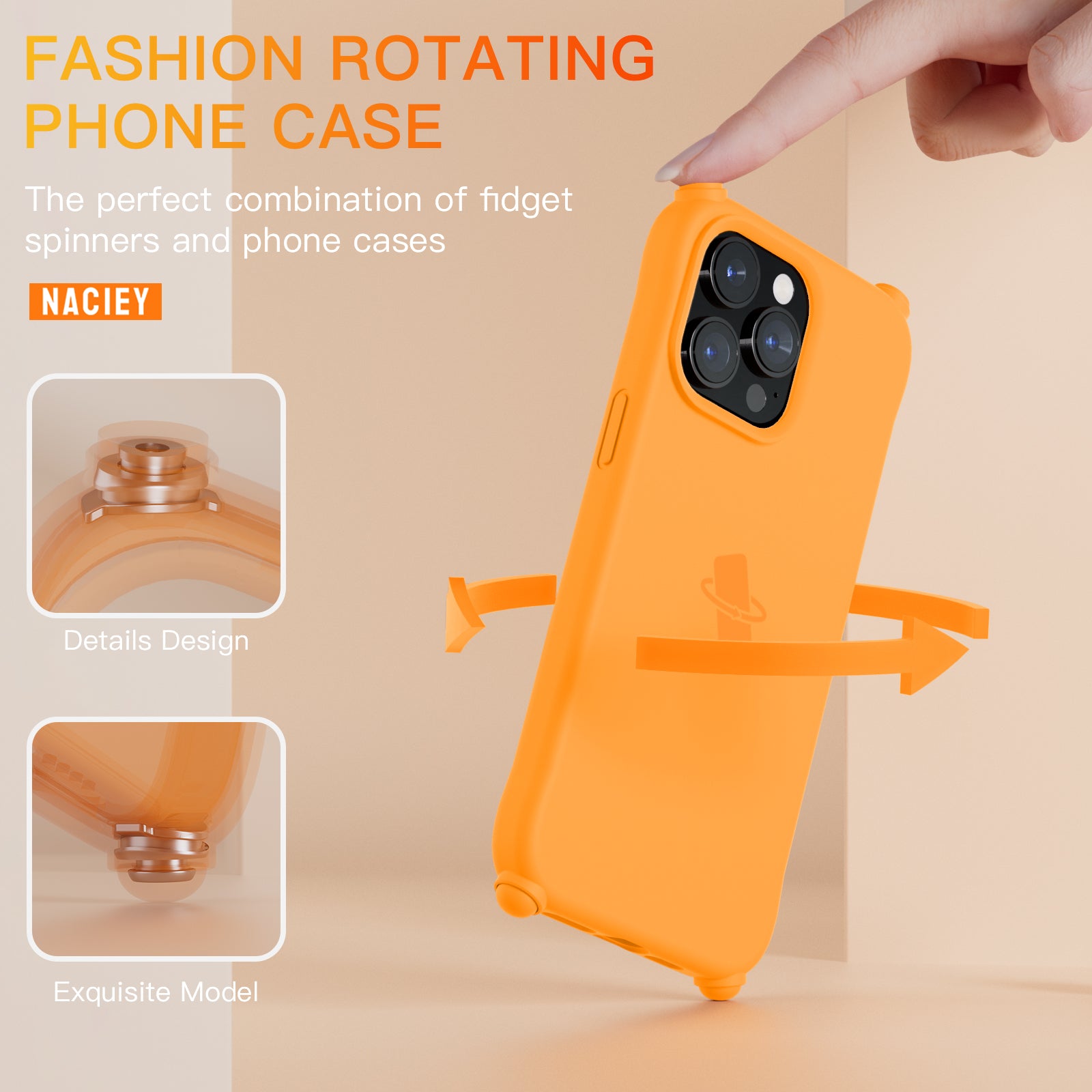 iPhone 16   Rotate Phone Case