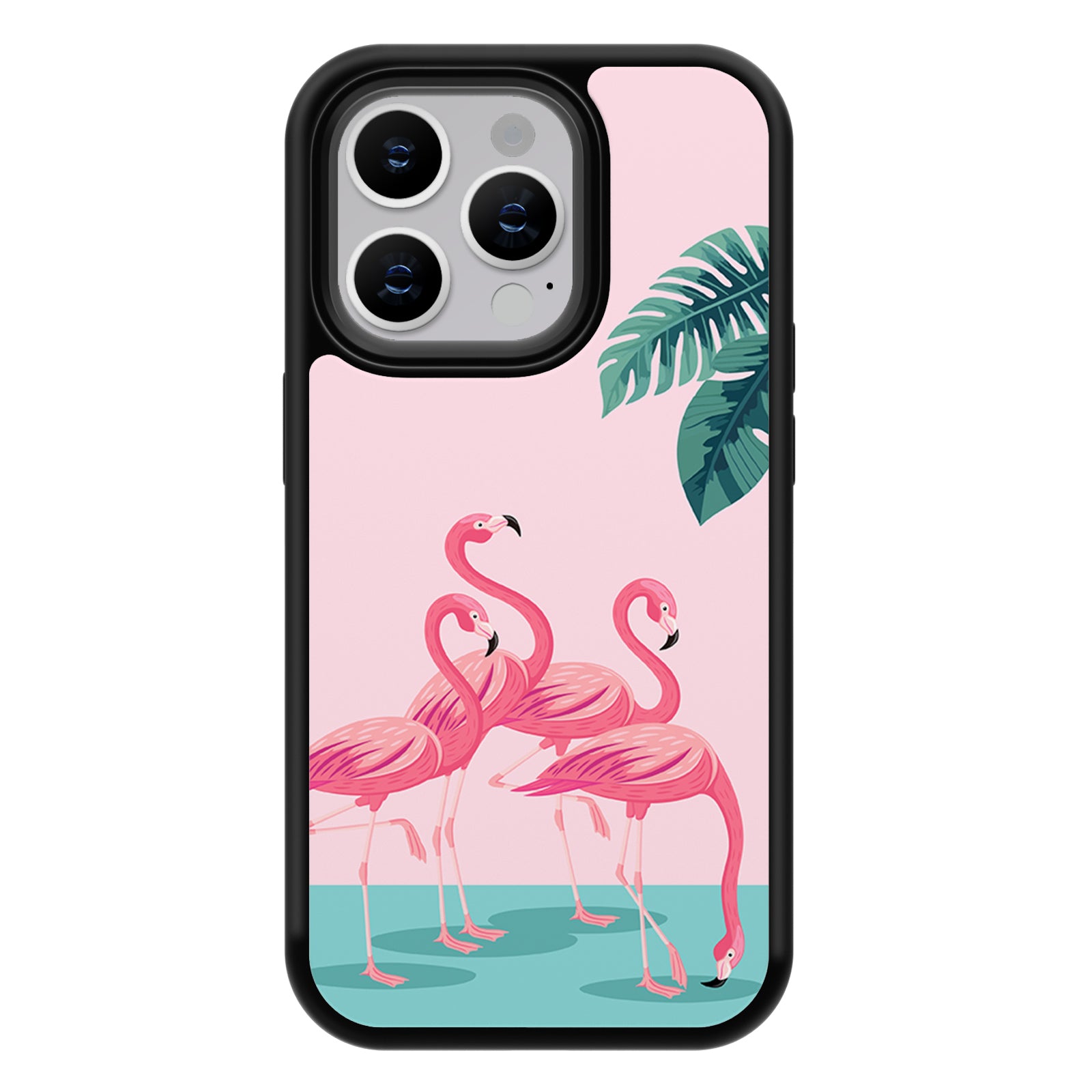 Flamingo Series iPhone Case MagSafe Compatible-D