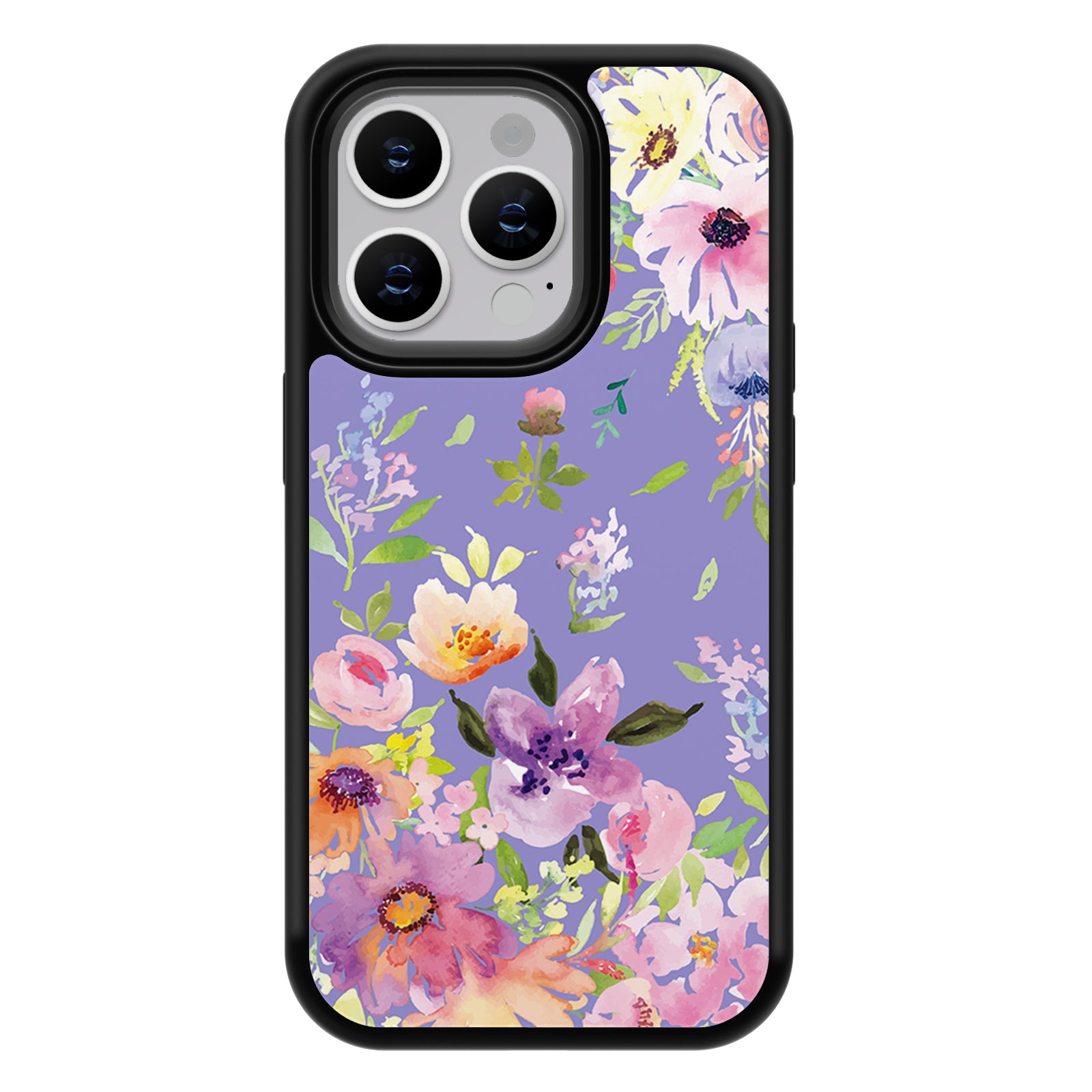 Watercolor Series iPhone Case MagSafe Compatible-Purple