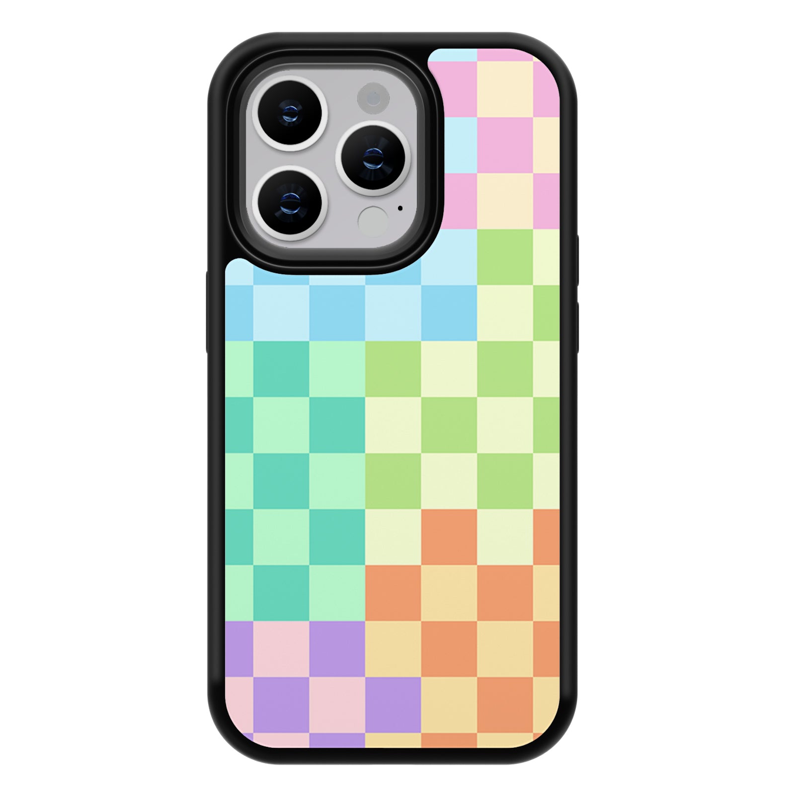 Colorful Pixel Series iPhone Case MagSafe Compatible-Colorful