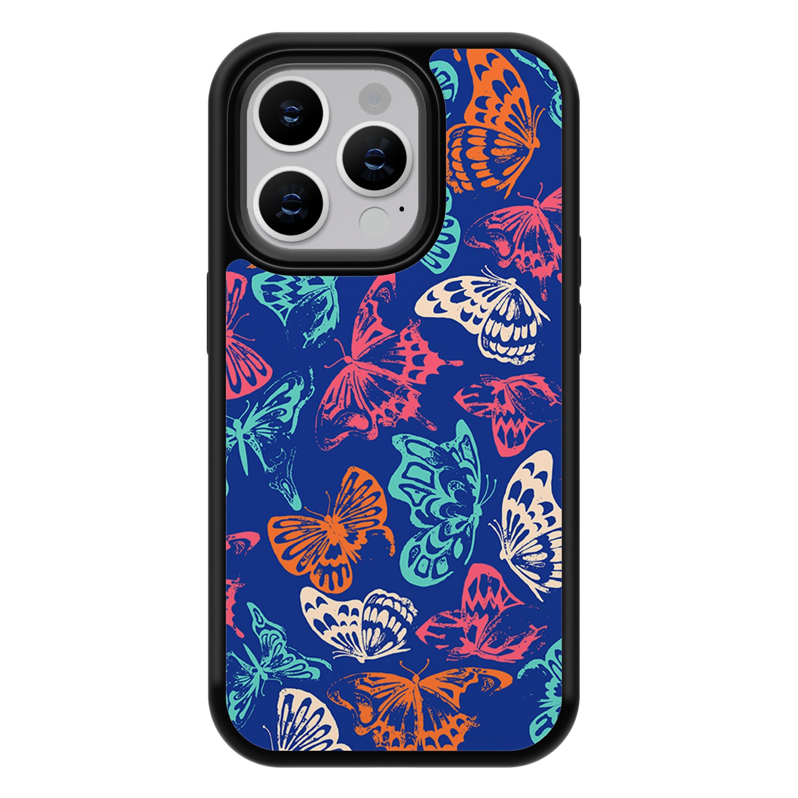 Butterfly Series iPhone Case MagSafe Compatible-Blue