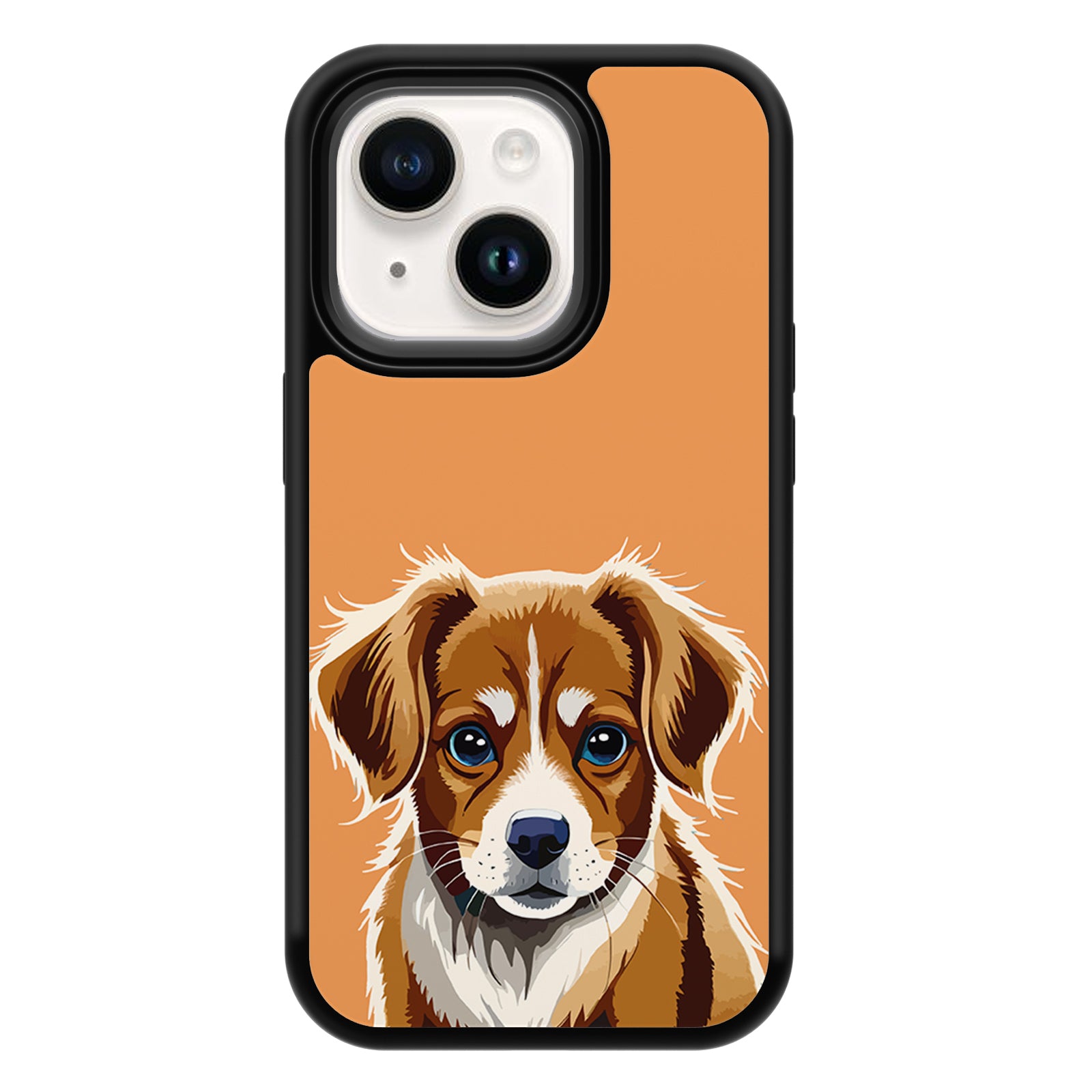 Cute Pet Series iPhone Case MagSafe Compatible-Orange