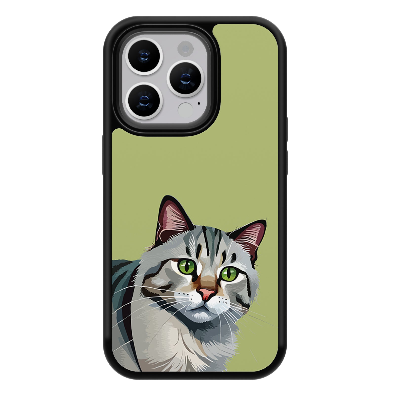 Cute Pet Series iPhone Case MagSafe Compatible-Green