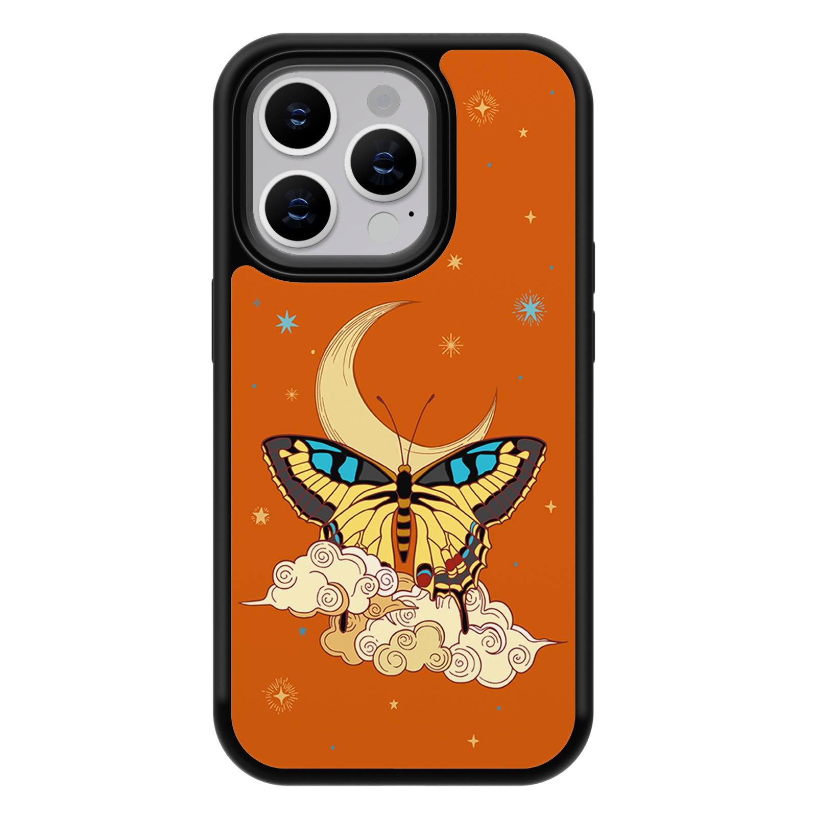 Butterfly Series iPhone Case MagSafe Compatible-Orange