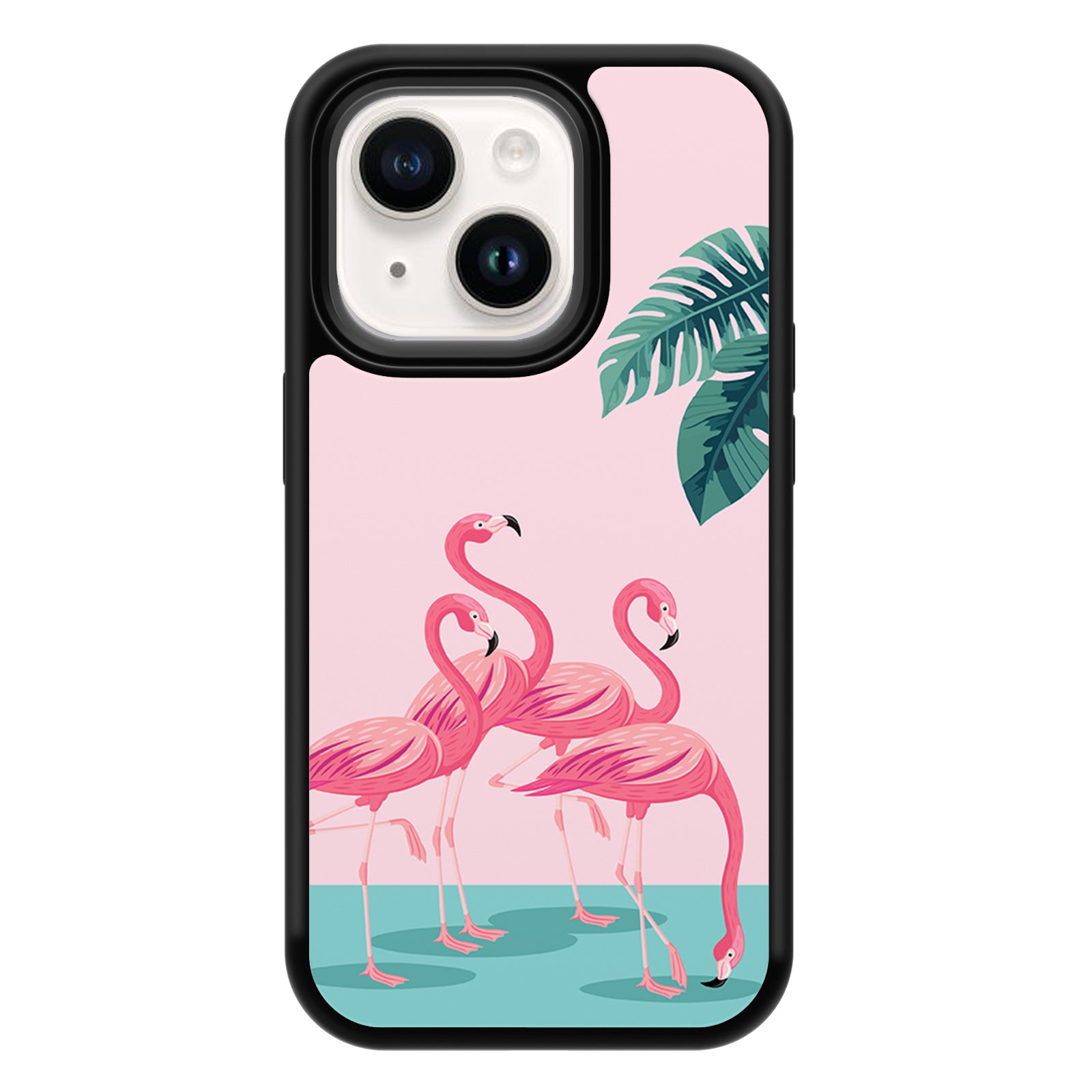 Flamingo Series iPhone Case MagSafe Compatible-D