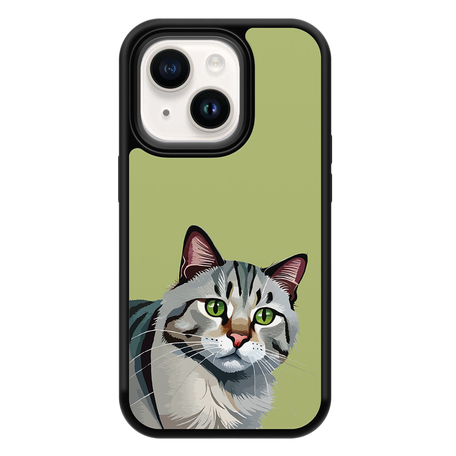 Cute Pet Series iPhone Case MagSafe Compatible-Green