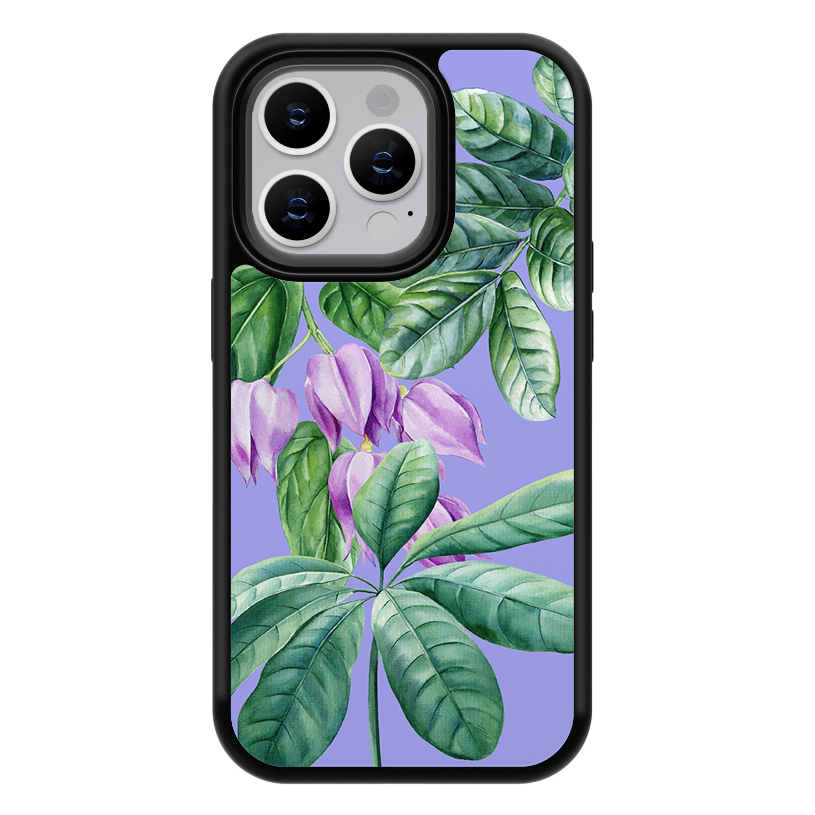 Tropical plants Series iPhone Case MagSafe Compatible-Purple