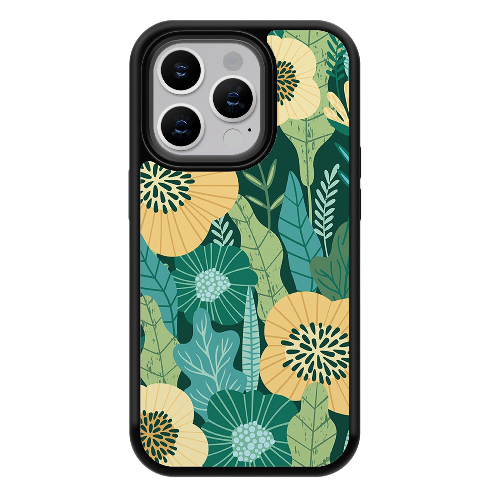 Exquisite Plant Series iPhone Case MagSafe Compatible-Green