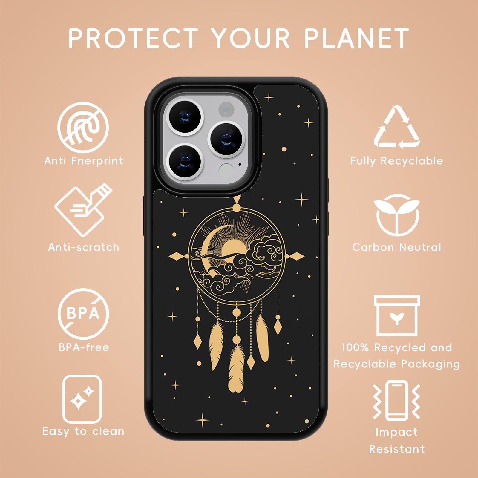 Bohemian Horoscope Series iPhone Case MagSafe Compatible-A