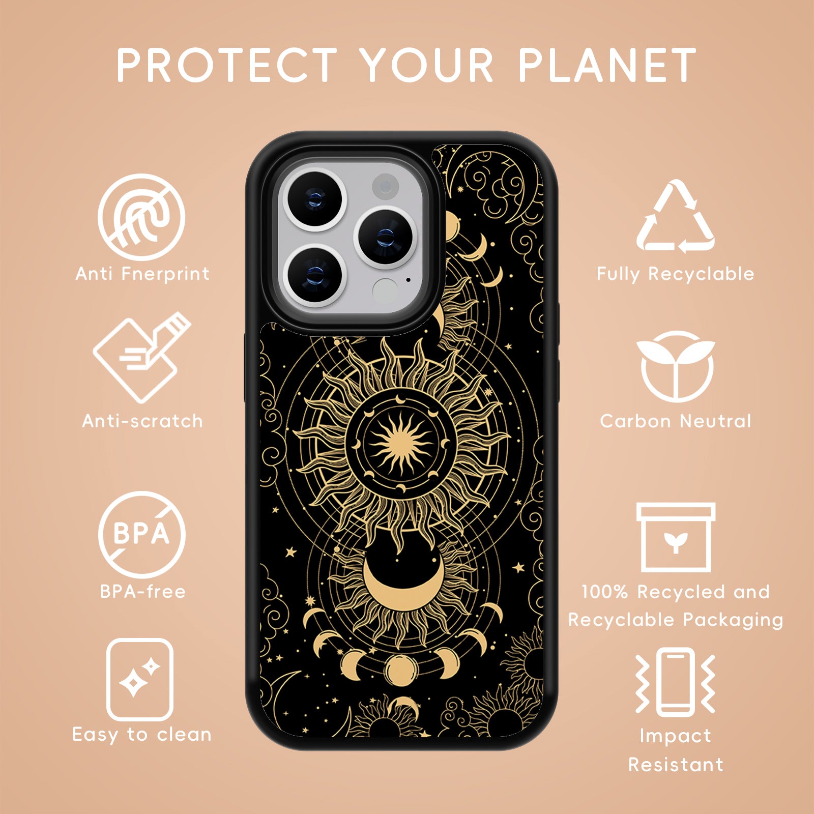 Bohemian Horoscope Series iPhone Case MagSafe Compatible-B