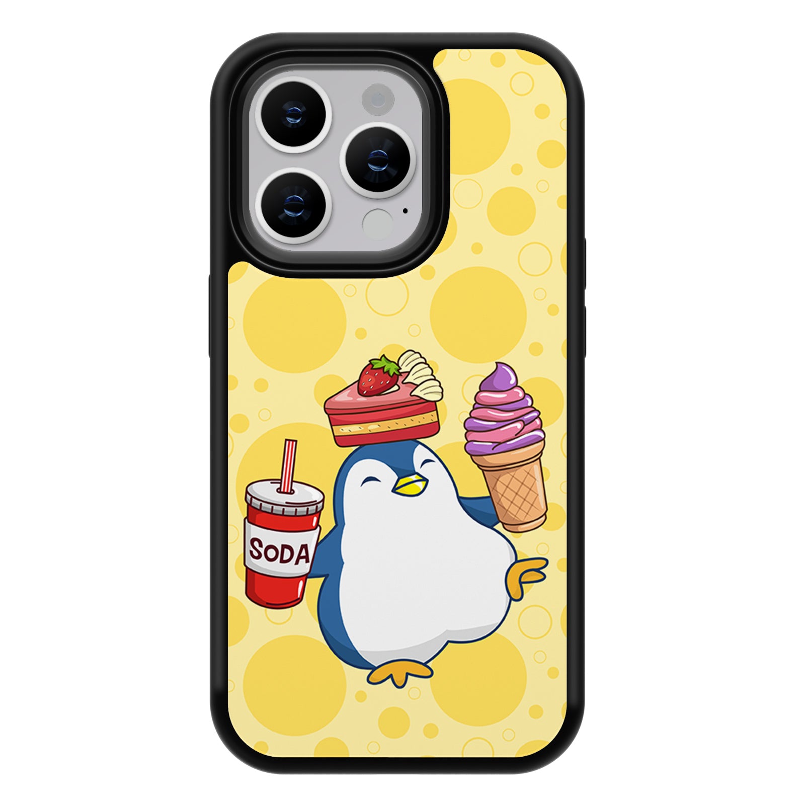 Foodie Gathering Series iPhone Case MagSafe Compatible-Yellow