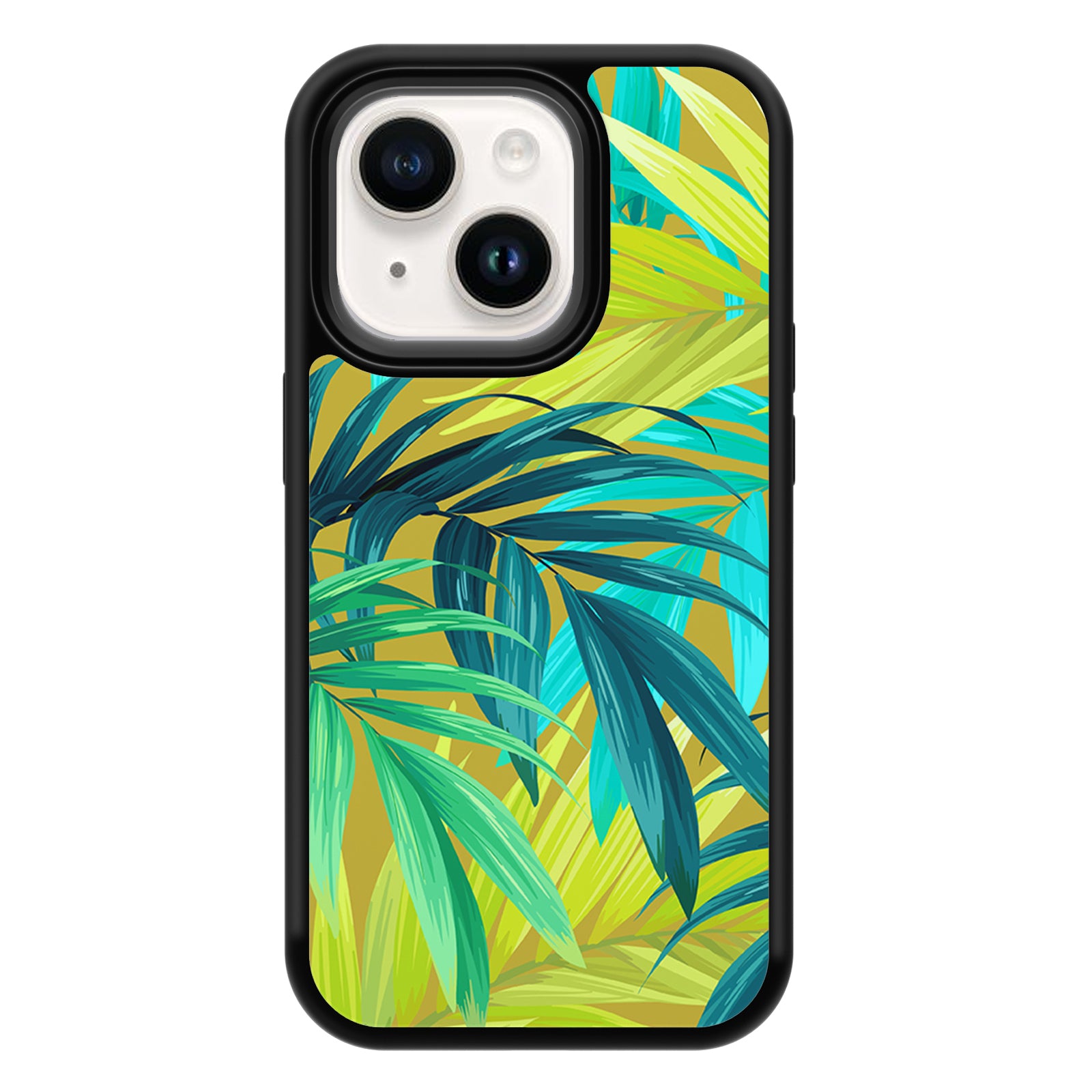 Tropical plants Series iPhone Case MagSafe Compatible-Yellow