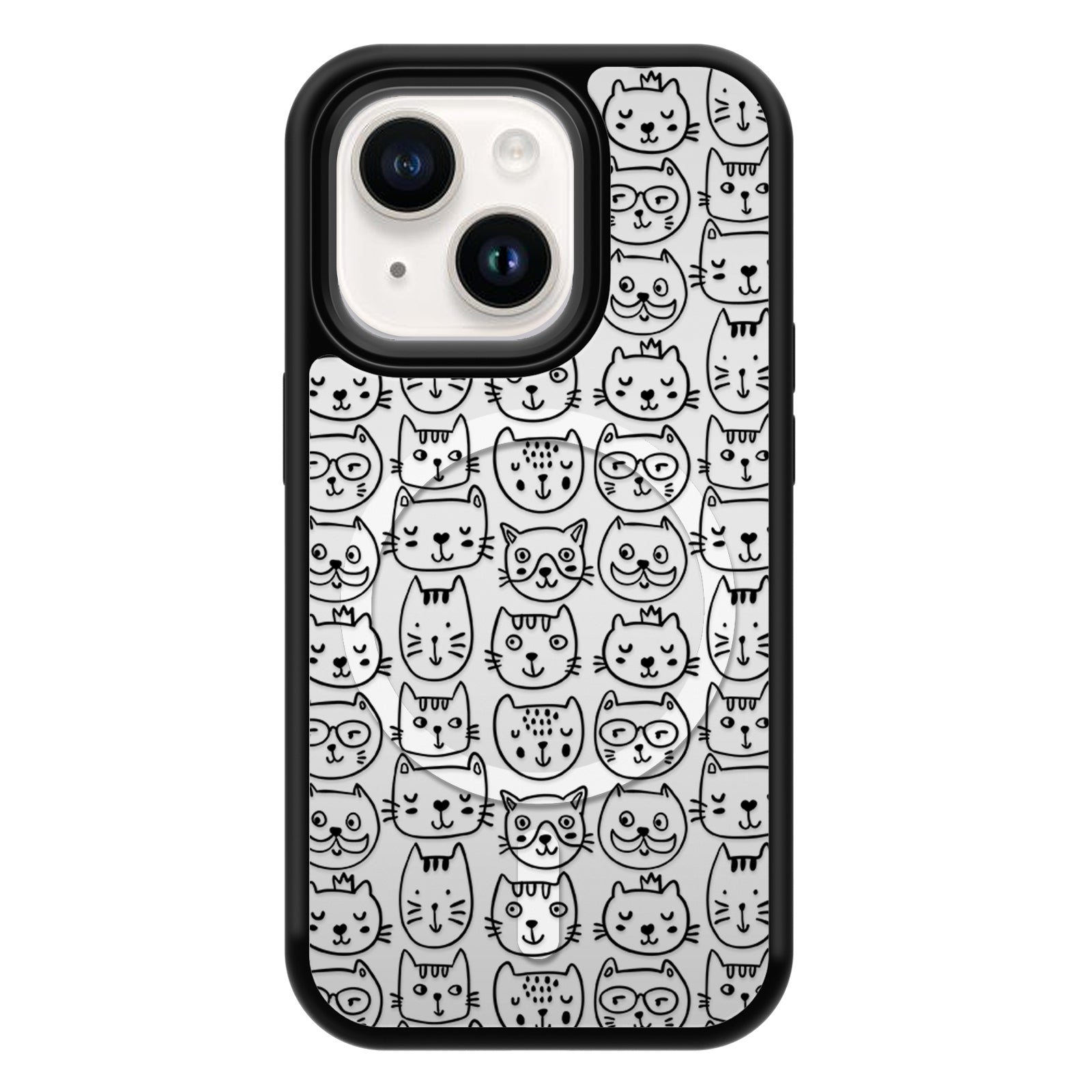 ChicCats Series Mirror iPhone Case MagSafe Compatible-A