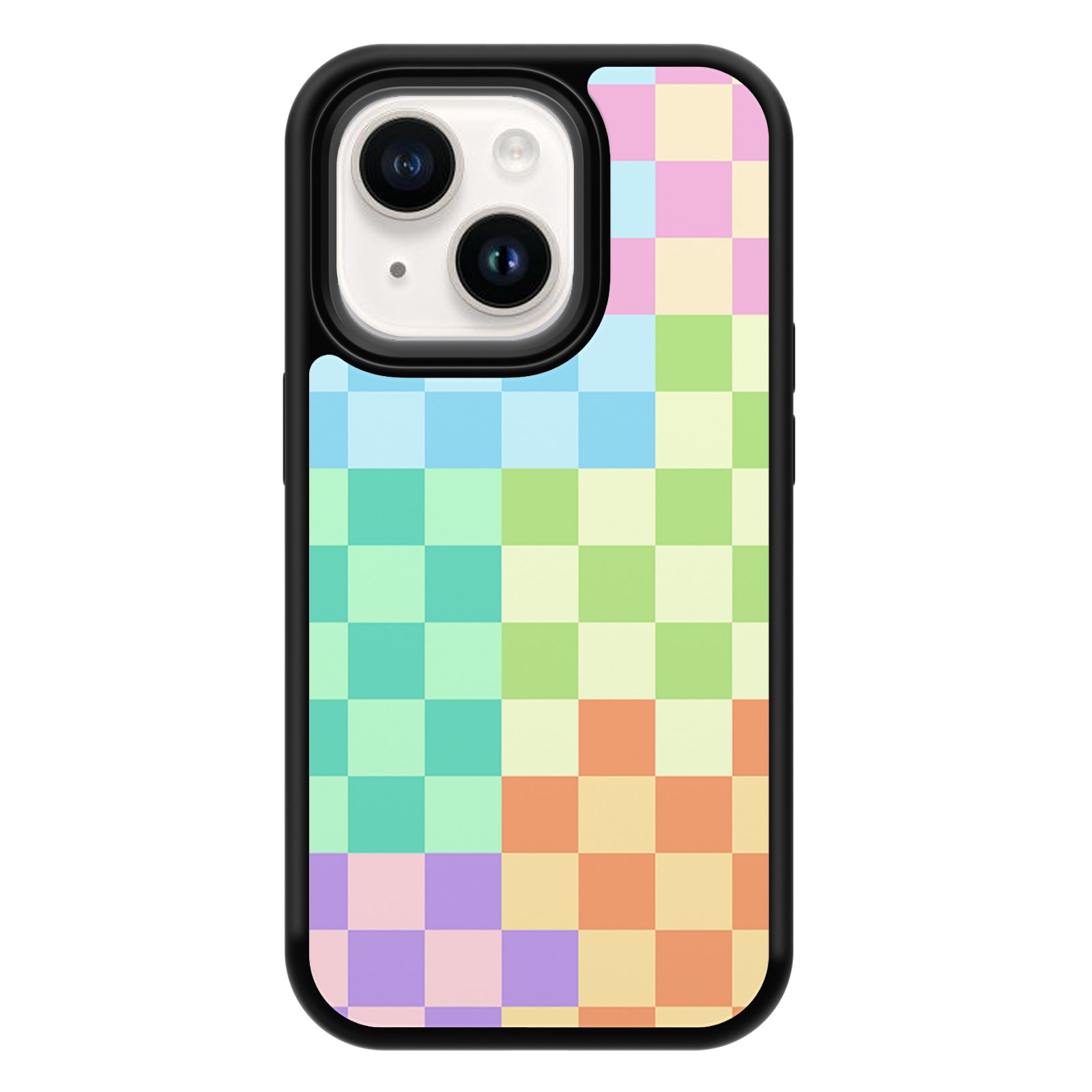 Colorful Pixel Series iPhone Case MagSafe Compatible-Colorful