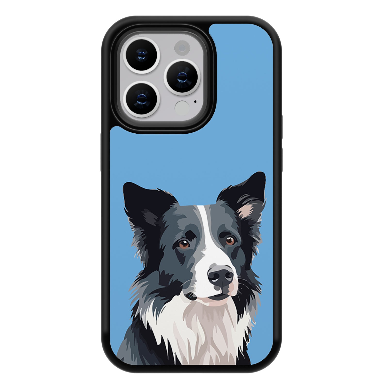 Cute Pet Series iPhone Case MagSafe Compatible-Blue