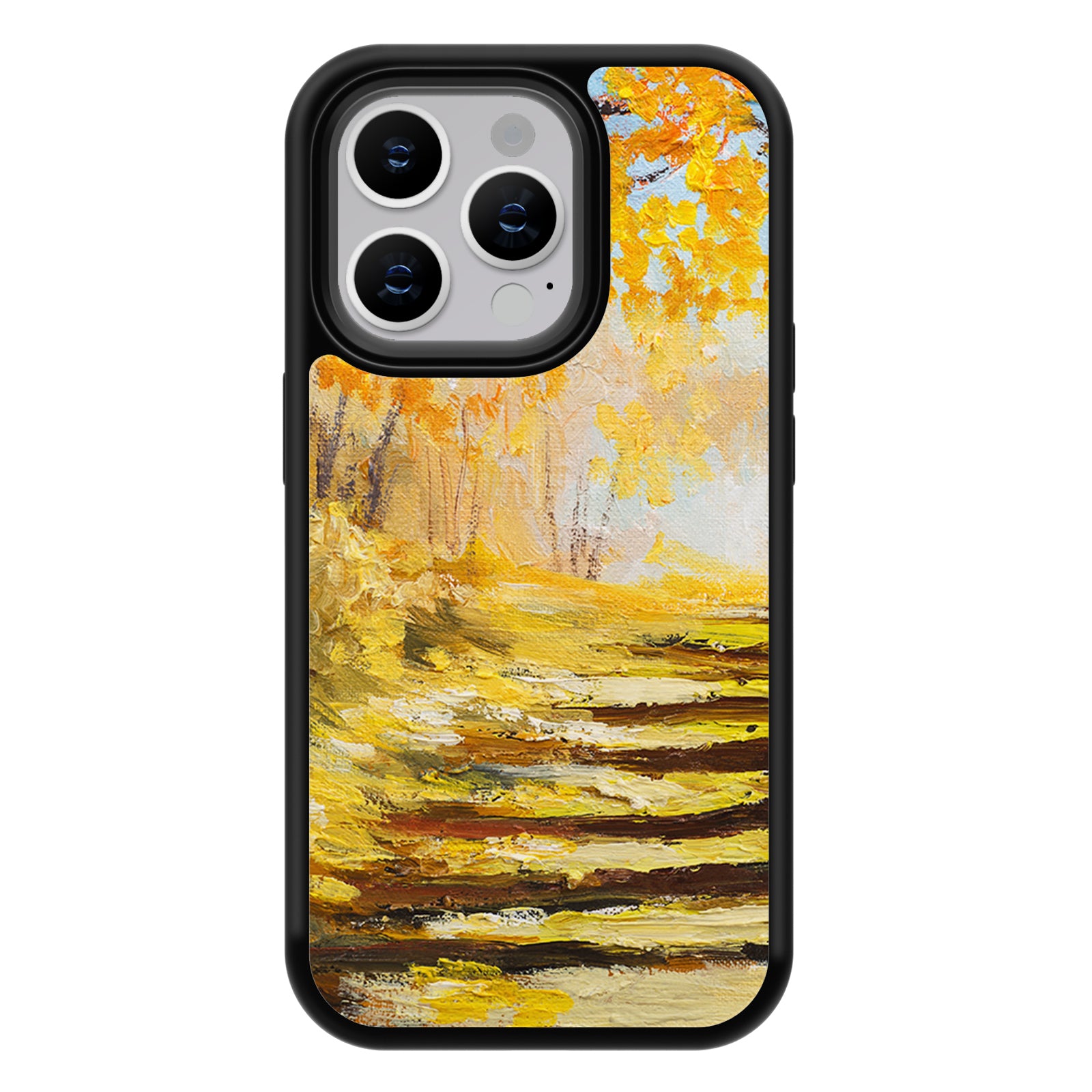 Oil Painting Series iPhone Case MagSafe Compatible-Yellow