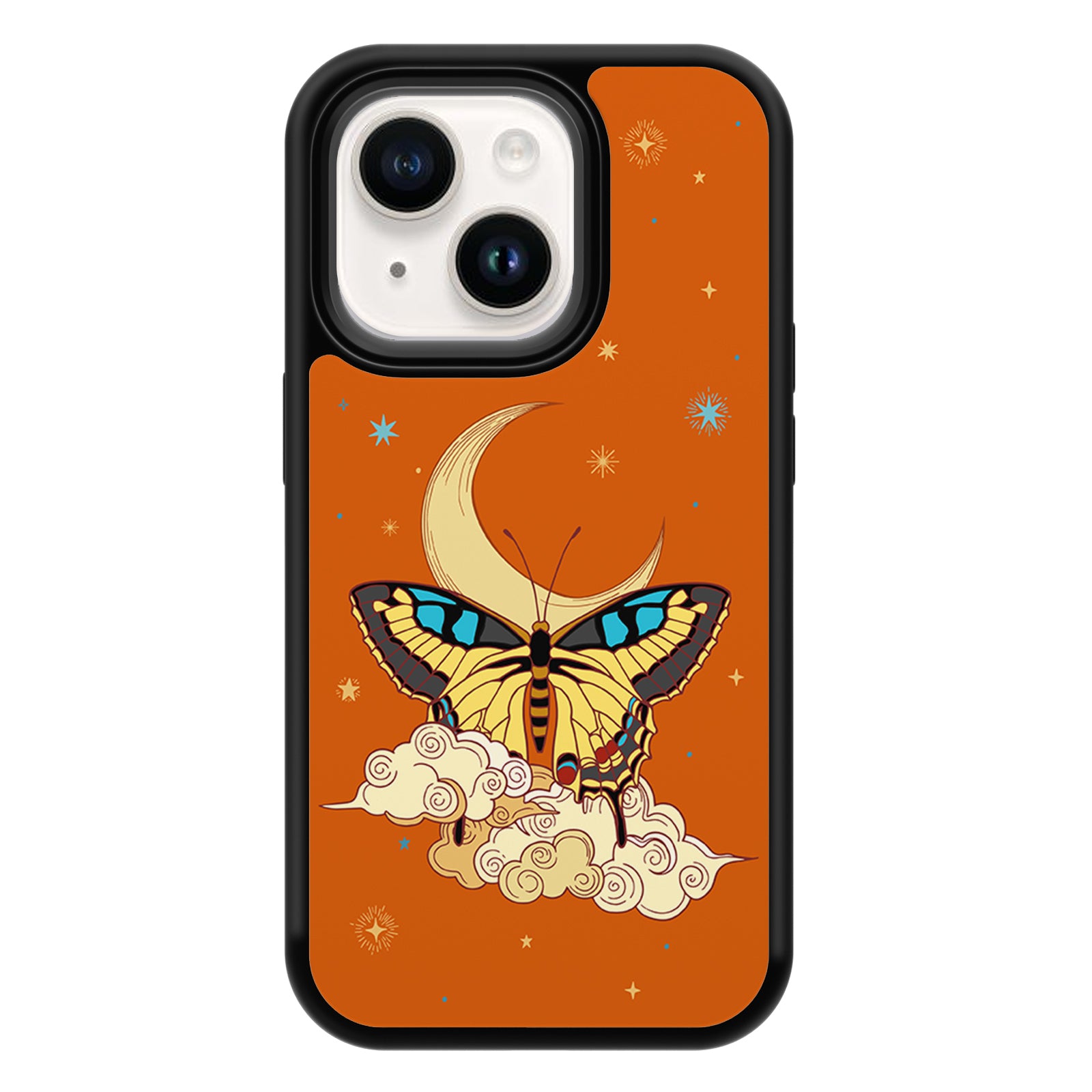 Butterfly Series iPhone Case MagSafe Compatible-Orange