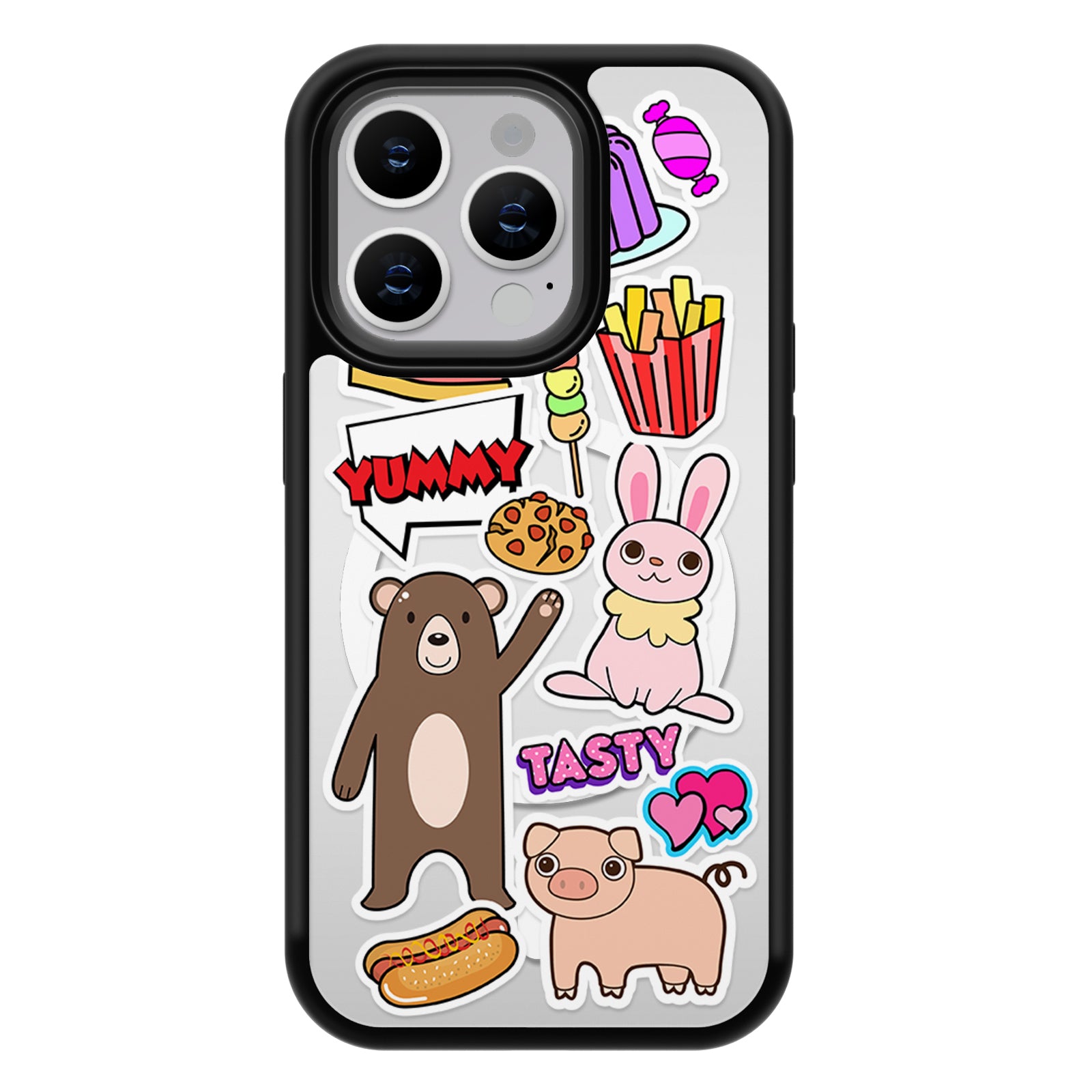 Fun Stickers Series Mirror iPhone Case MagSafe Compatible-C