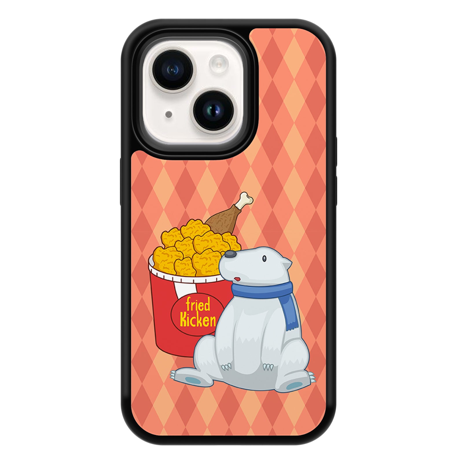 Foodie Gathering Series iPhone Case MagSafe Compatible-Orange