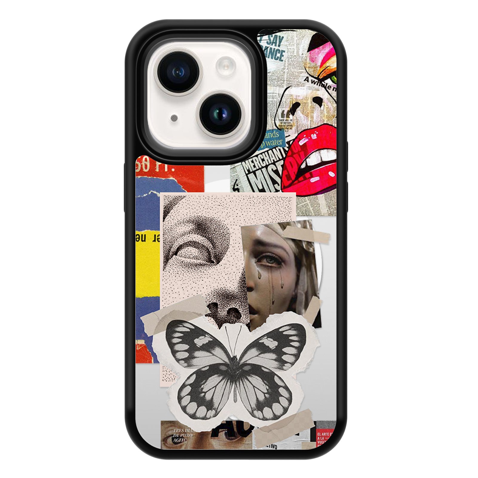 Collage Art Series Mirror iPhone Case MagSafe Compatible-A