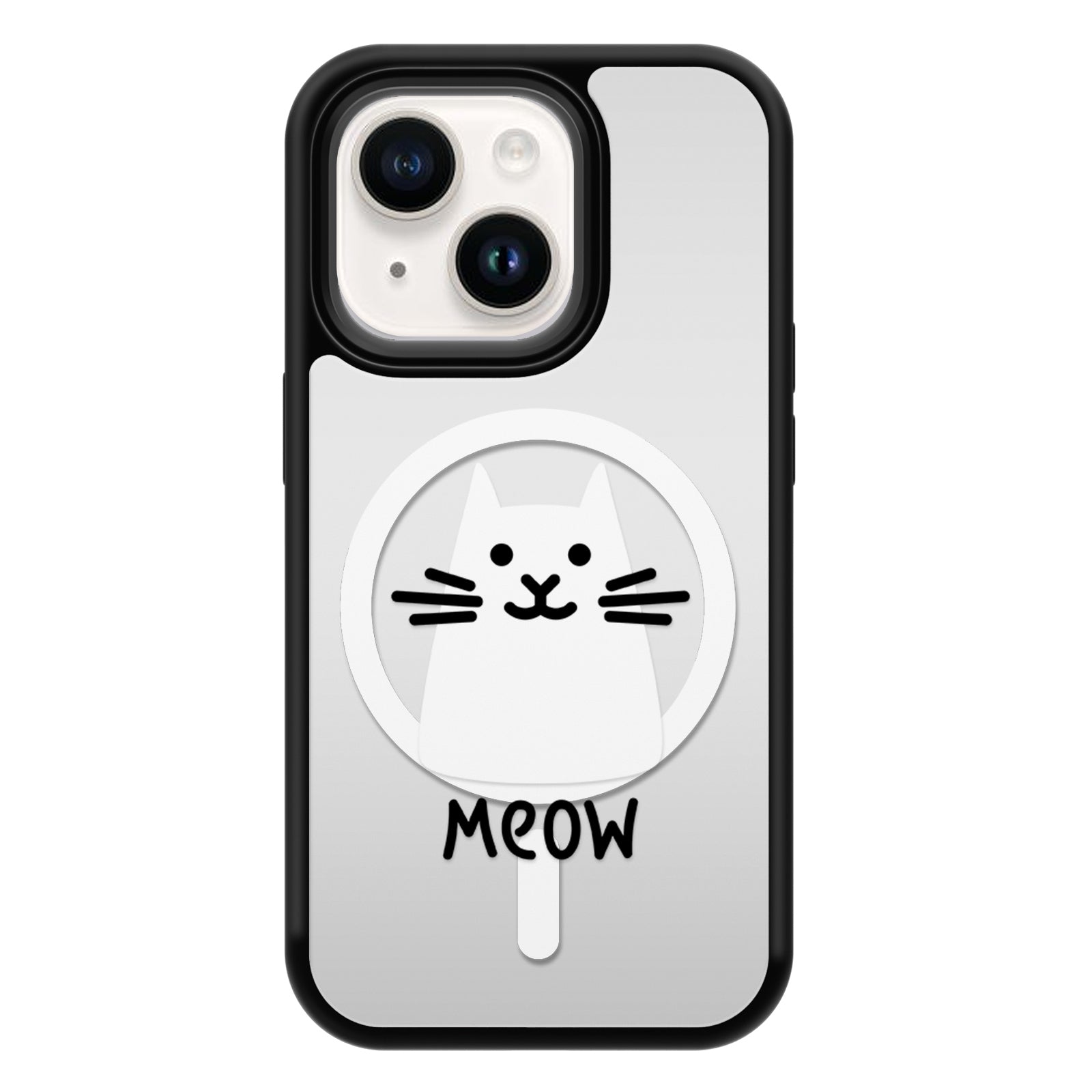 ChicCats Series Mirror iPhone Case MagSafe Compatible-B