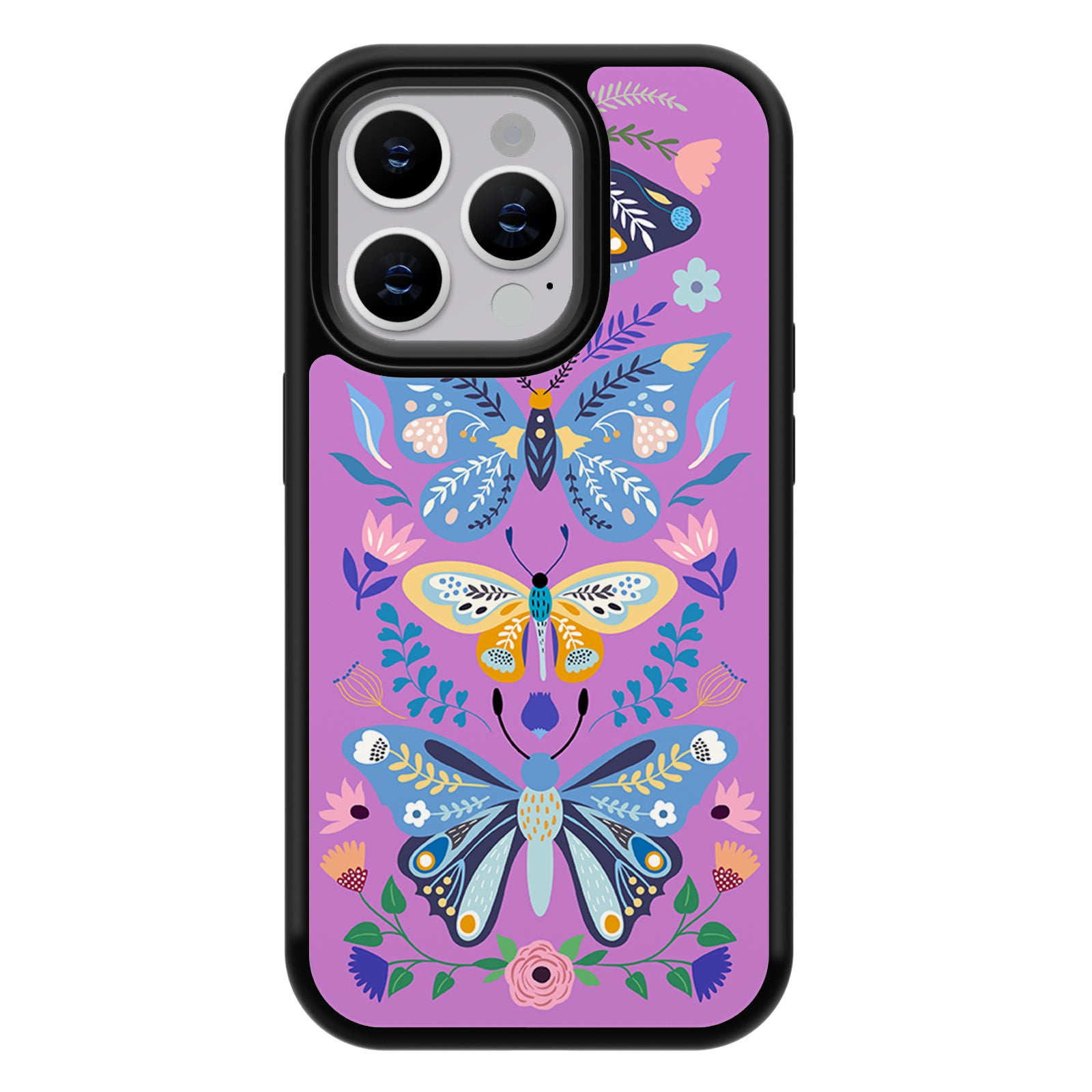 Butterfly Series iPhone Case MagSafe Compatible-Purple