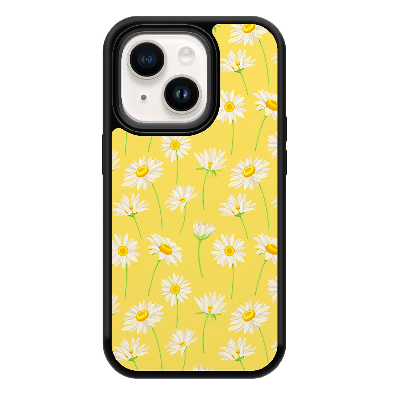 Serenityflower Series iPhone Case MagSafe Compatible-Yellow