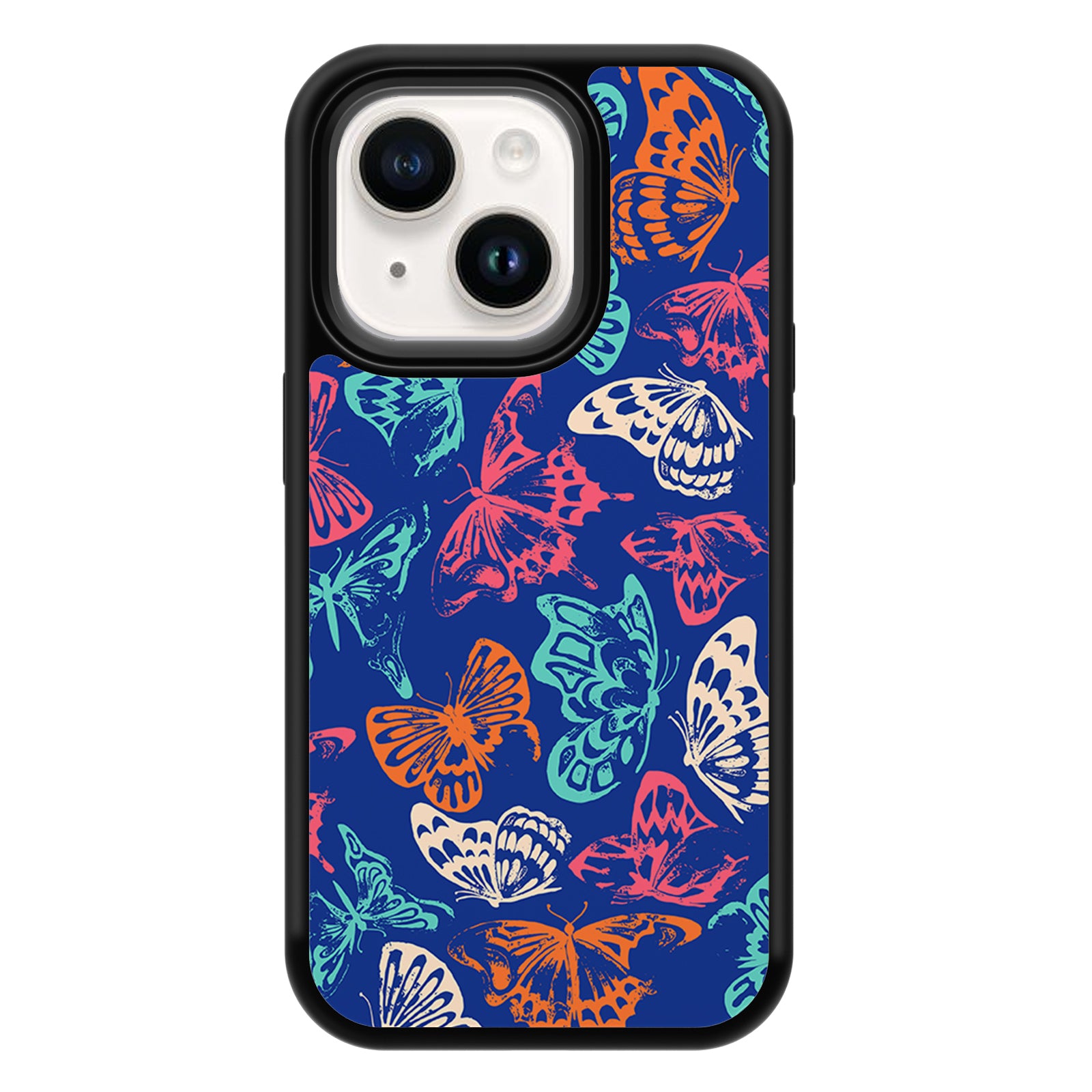 Butterfly Series iPhone Case MagSafe Compatible-Blue