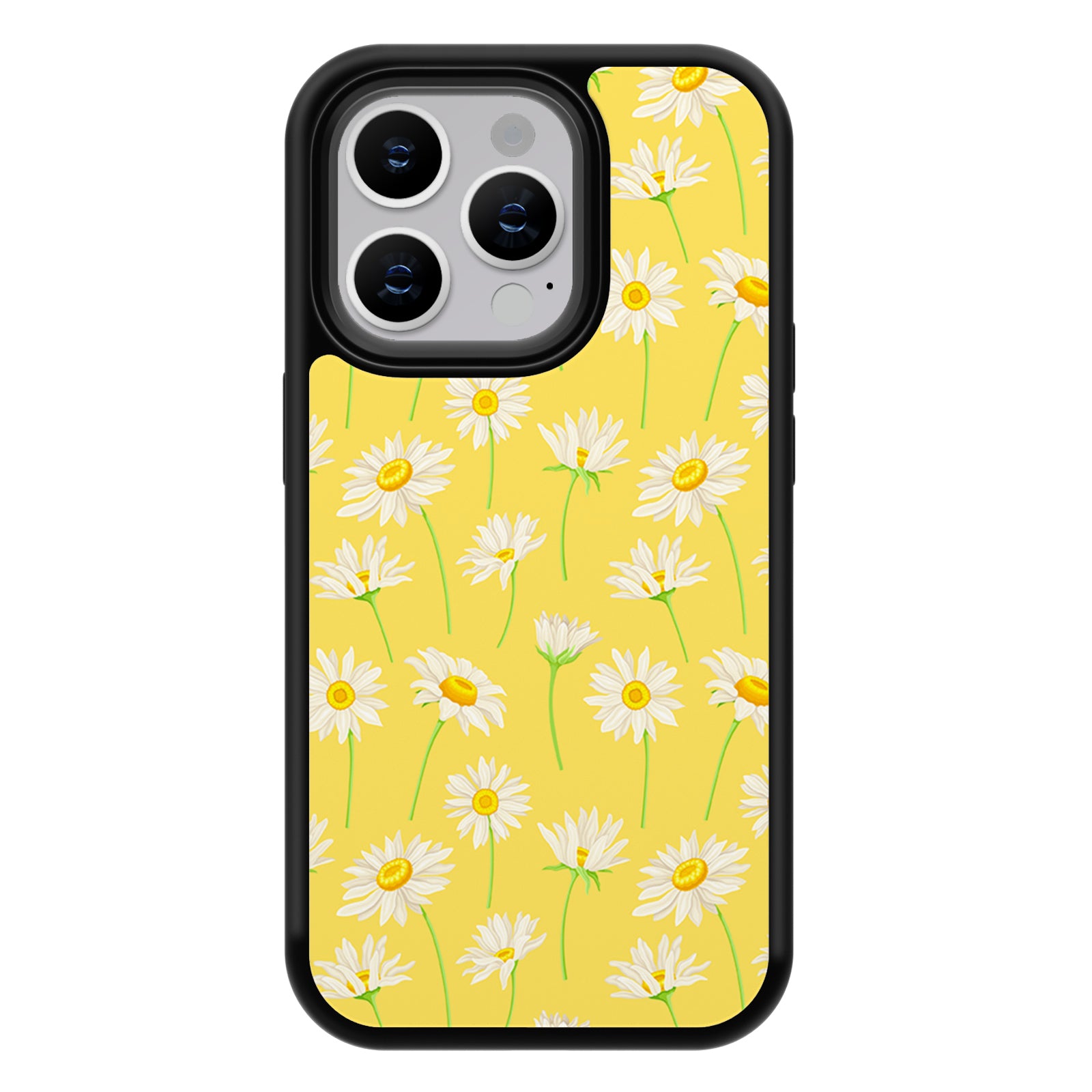 Serenityflower Series iPhone Case MagSafe Compatible-Yellow