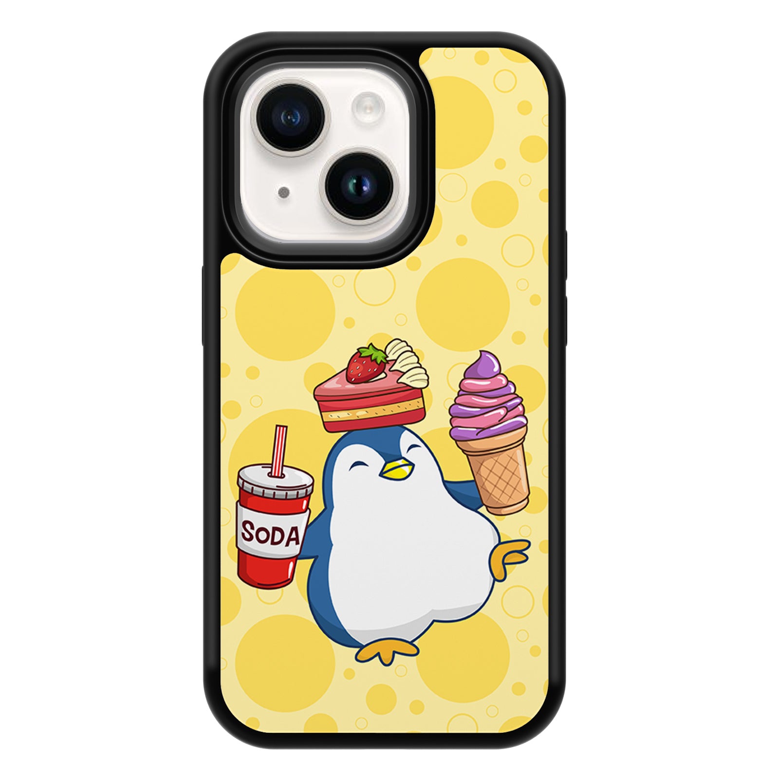 Foodie Gathering Series iPhone Case MagSafe Compatible-Yellow