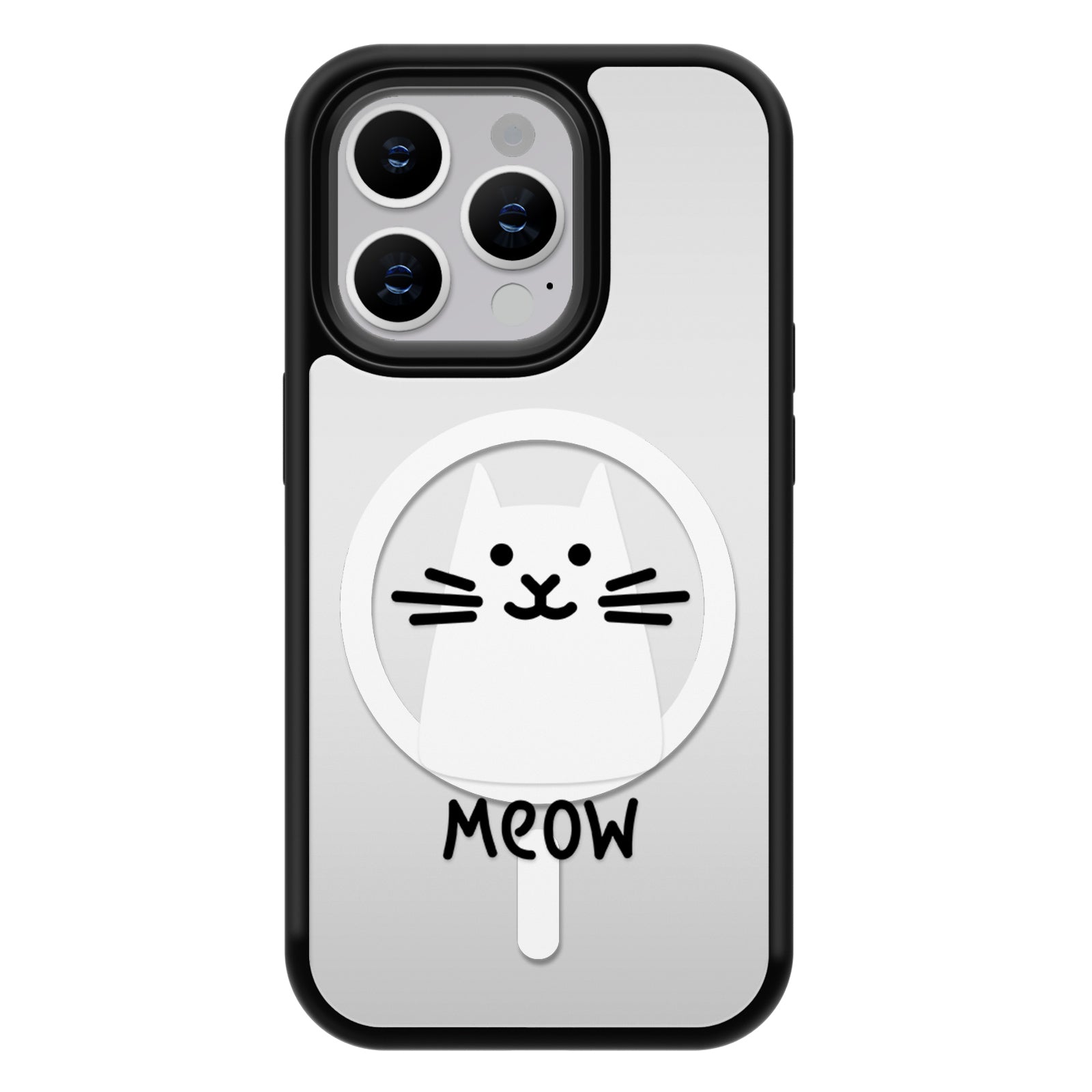 ChicCats Series Mirror iPhone Case MagSafe Compatible-B