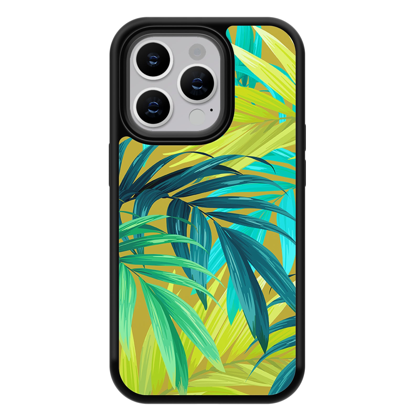 Tropical plants Series iPhone Case MagSafe Compatible-Yellow