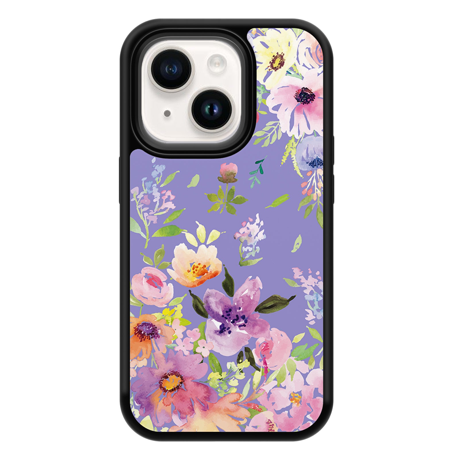 Watercolor Series iPhone Case MagSafe Compatible-Purple