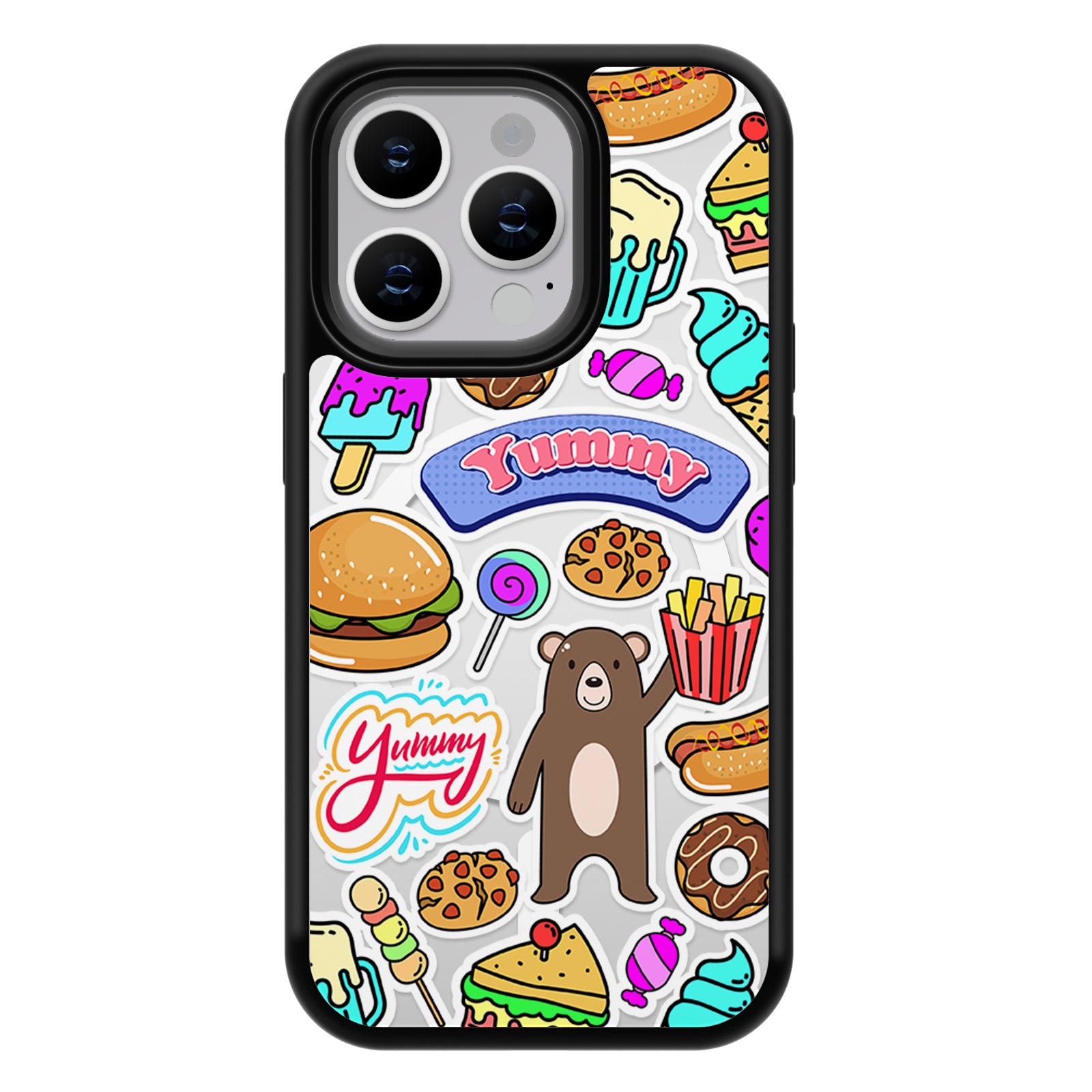 Fun Stickers Series Mirror iPhone Case MagSafe Compatible-A