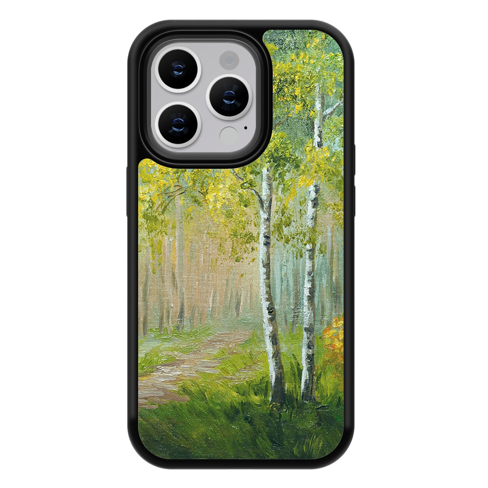 Oil Painting Series iPhone Case MagSafe Compatible-Green