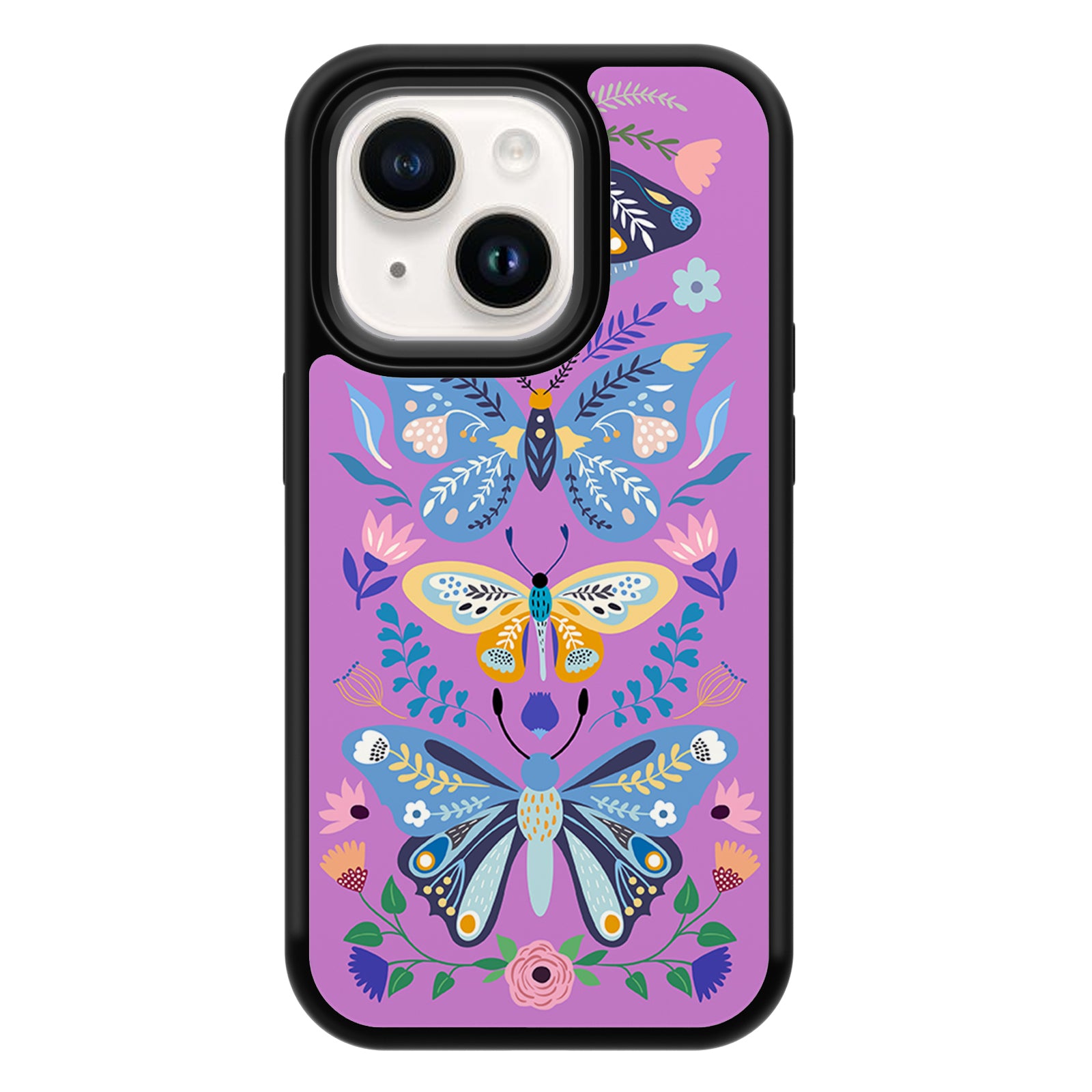 Butterfly Series iPhone Case MagSafe Compatible-Purple