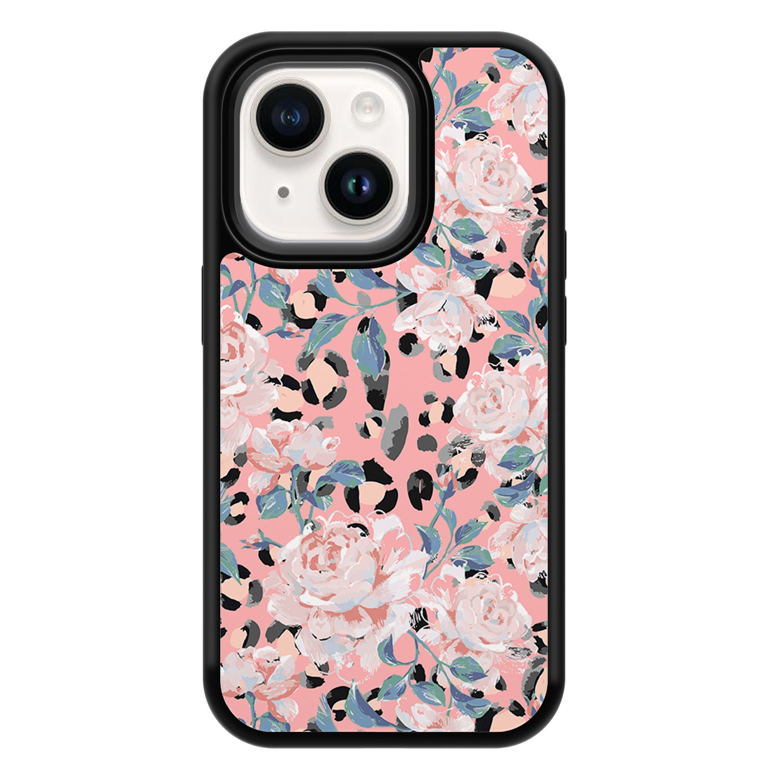 Watercolor Series iPhone Case MagSafe Compatible-Pink